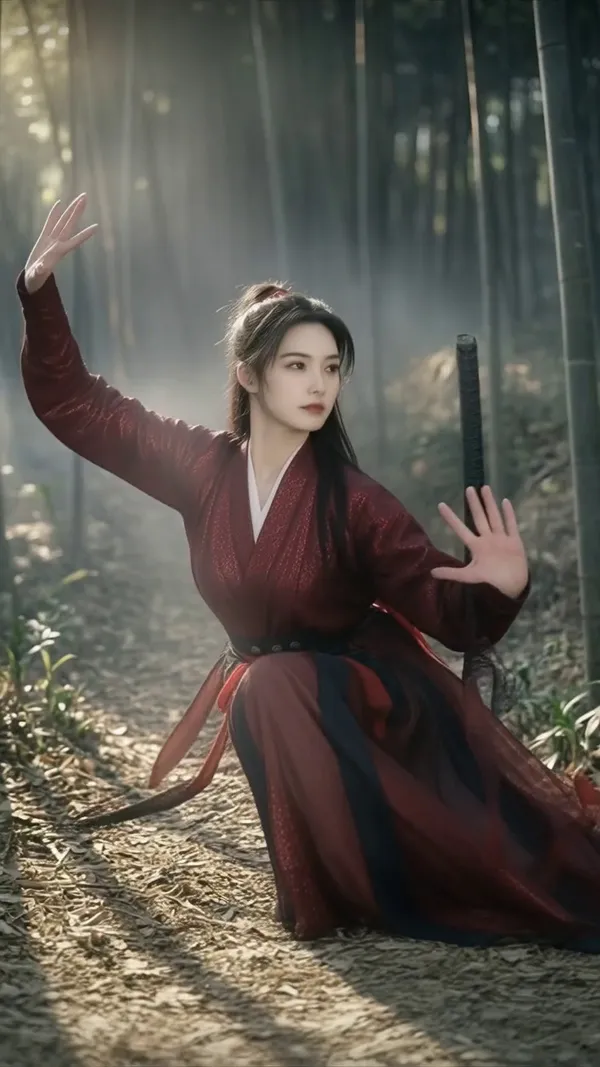 被太极版《沧海一声笑》硬控了 - 主图(AI艺术作品)