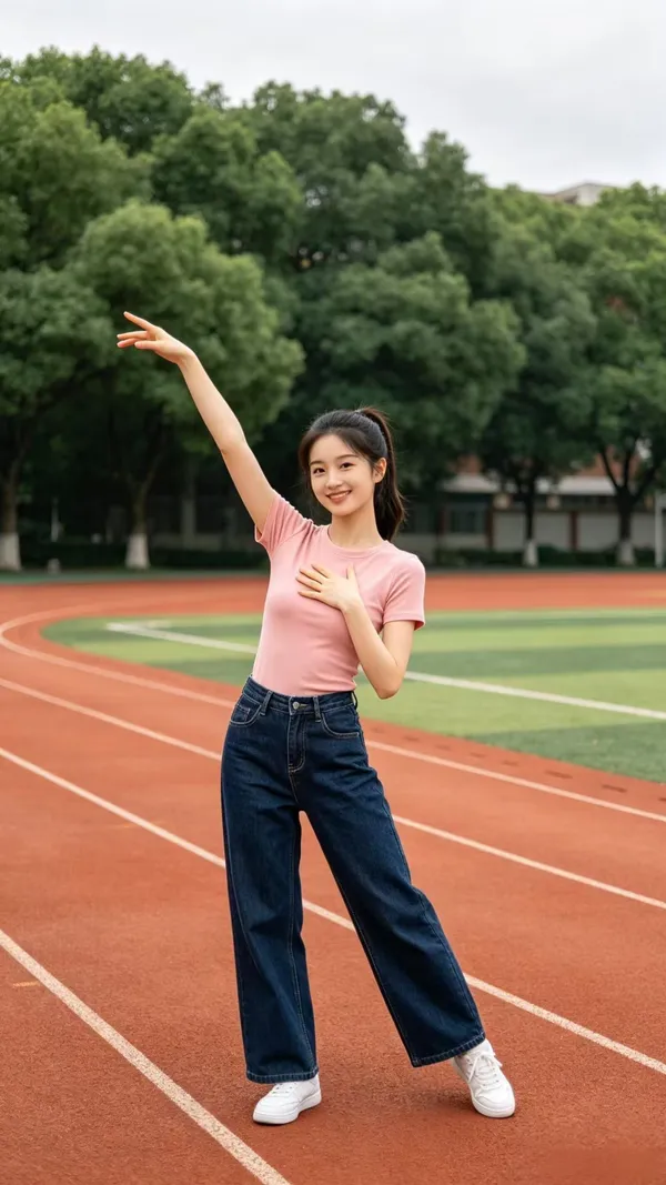 爆火的广场舞⟪火火的姑娘⟫ - 主图(AI艺术作品)