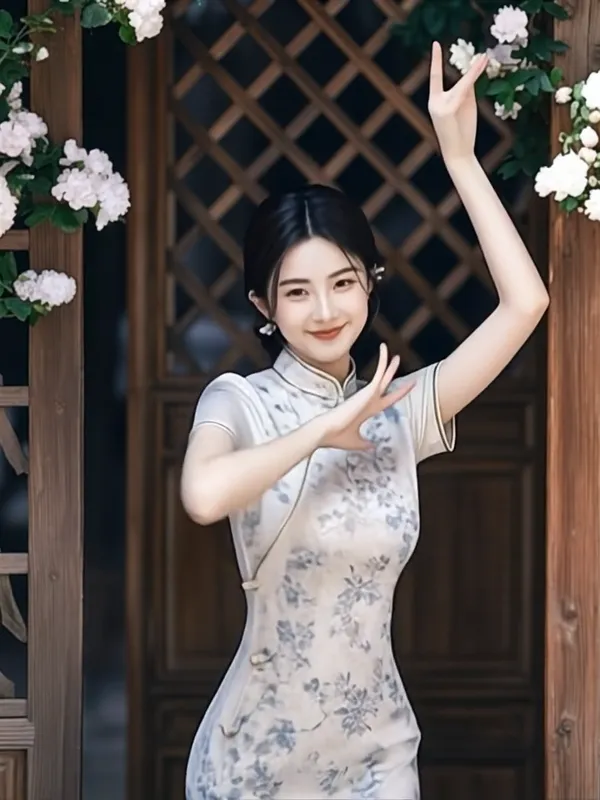 无敌柔美国风舞蹈《游京》🔥一键跟跳 - 主图（AI艺术作品）