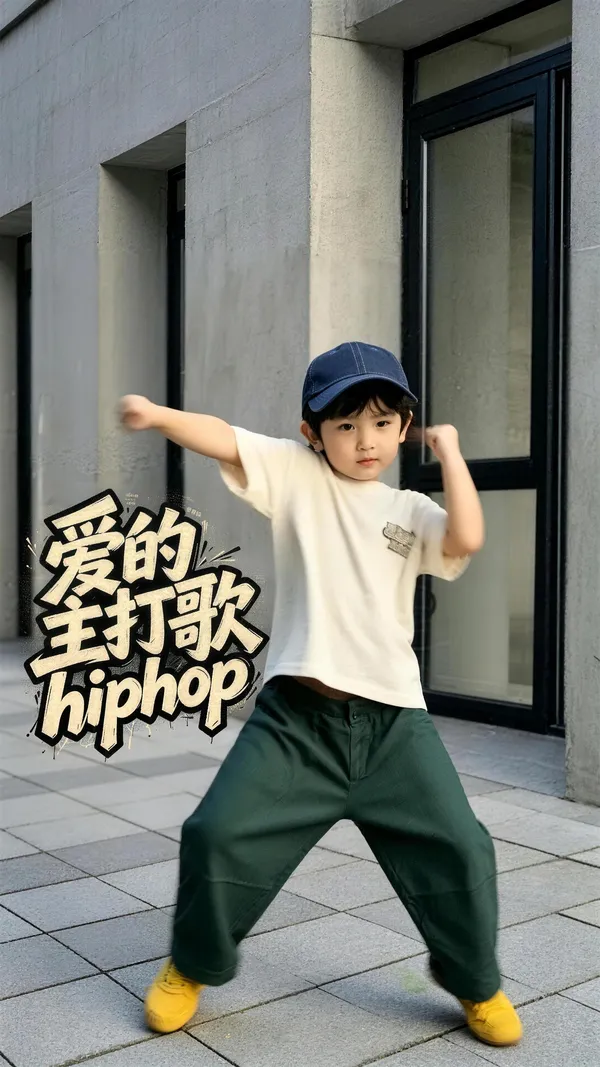 hiphop舞蹈|🔥《爱的主打歌》 - 主图（AI艺术作品）