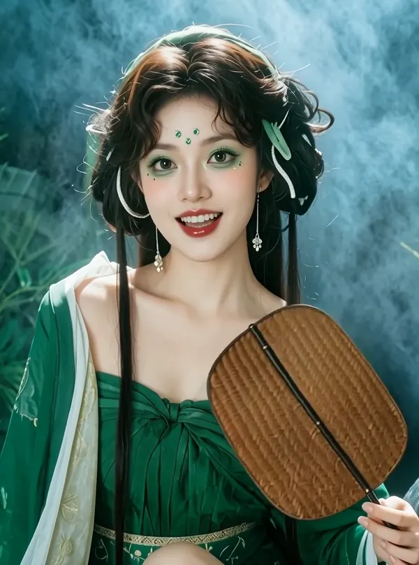转场🐍变装歌曲青衣|我为你唱一曲 - 主图(AI艺术作品)