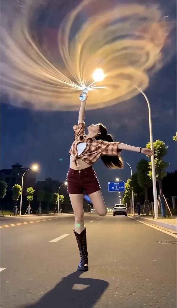 氛围感水烟花来啦🔥上传全身照得同款 - C作品