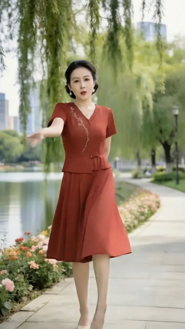 热门广场舞🔥岁月如笔写春秋 - 主图（AI艺术作品）