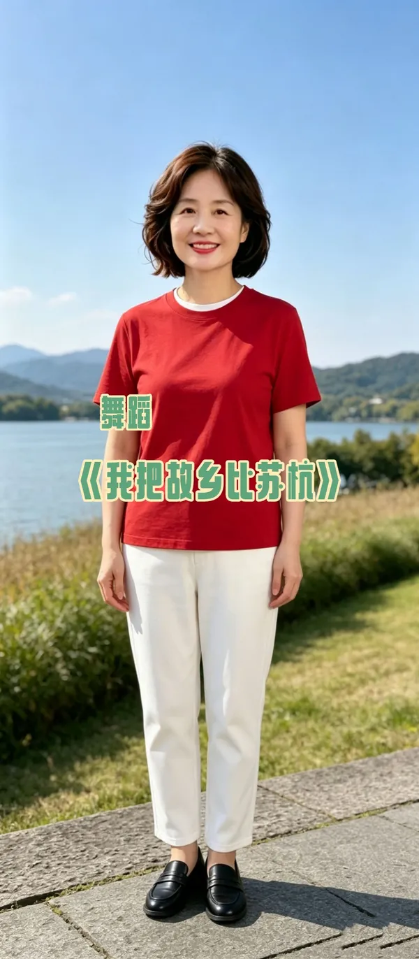 热门舞蹈《我把故乡比苏杭》 - 主图(AI艺术作品)
