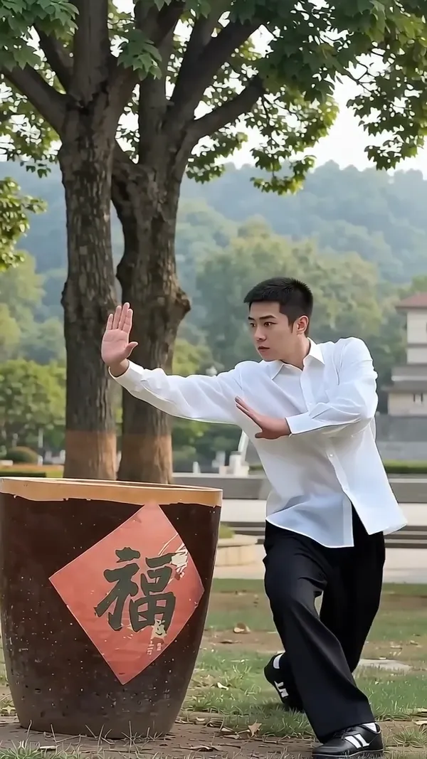 🔶动作模仿|八卦掌|上传照片一键跟拍 - 主图(AI艺术作品)