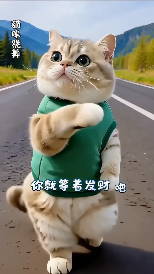 热门发财舞蹈|你就等着发财吧 - 主图(AI艺术作品)