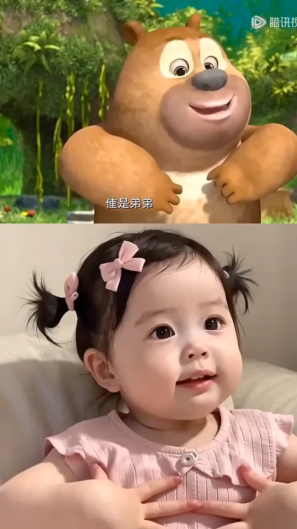 🐻假如熊出没，邀我来主演 - 主图（AI艺术作品）