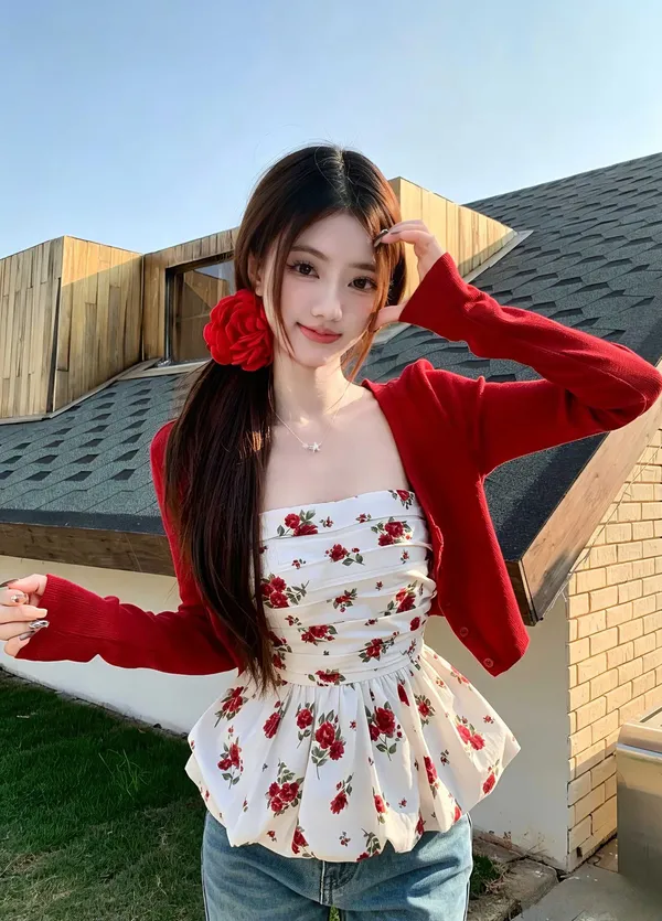 谁的青春回来了！#Gee手势舞少女时代 - 主图（AI艺术作品）