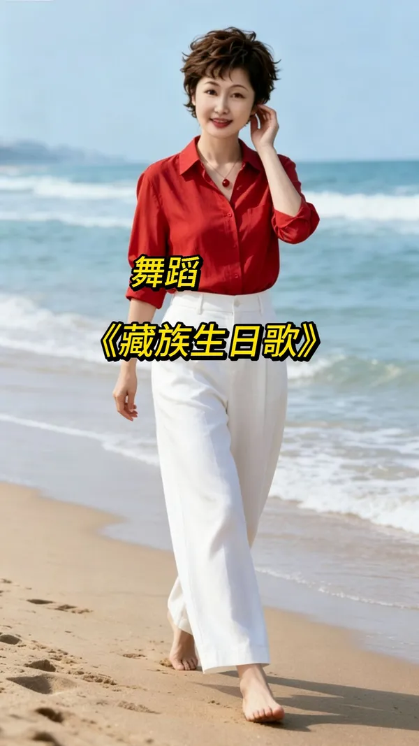 热门舞蹈《藏族生日歌》 - 主图（AI艺术作品）