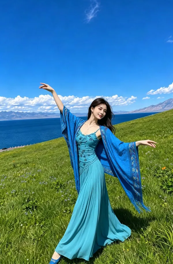 热门古风琵琶行卡点舞蹈❤️仙气十足 - 主图(AI艺术作品)