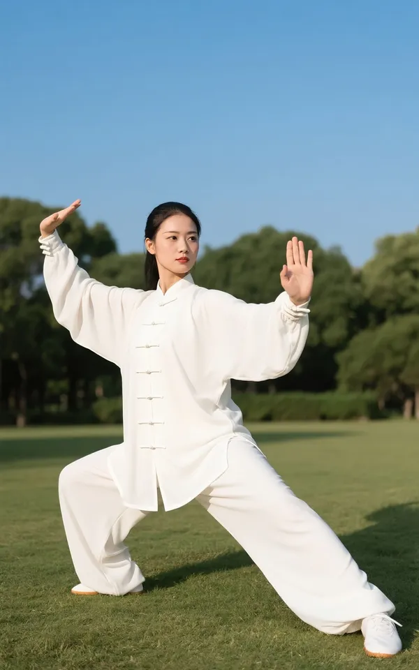 慢下来❤️感受太极招式独有的松弛感 - 主图（AI艺术作品）