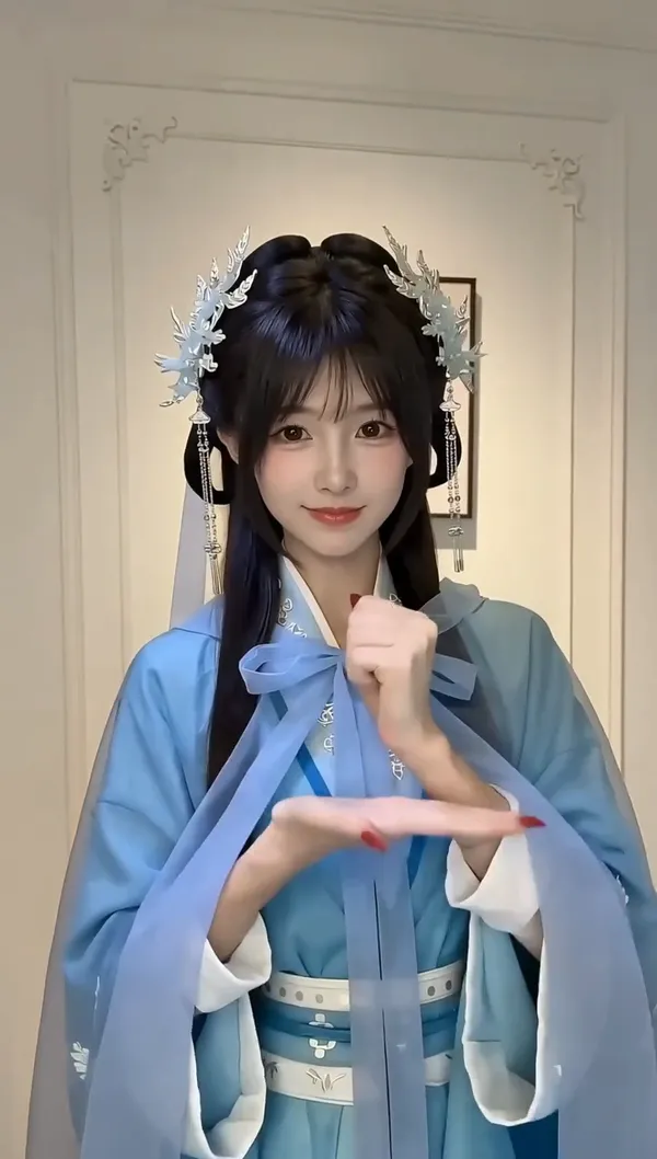 热门手势舞《我想做个神仙》 - 主图(AI艺术作品)