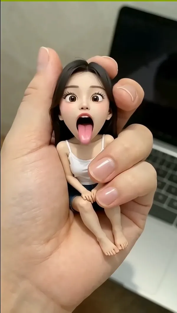 微缩捏捏乐特效（男女通用款） - 主图（AI艺术作品）