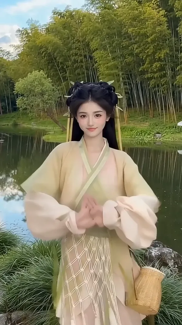 阴天摇丨听说宗门来了一个剑法双修的小师妹 - 主图(AI艺术作品)