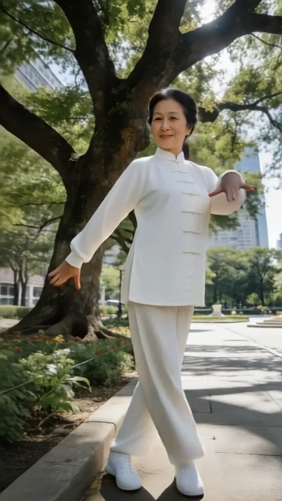 动作模仿|《映山红》广场舞 - 主图（AI艺术作品）