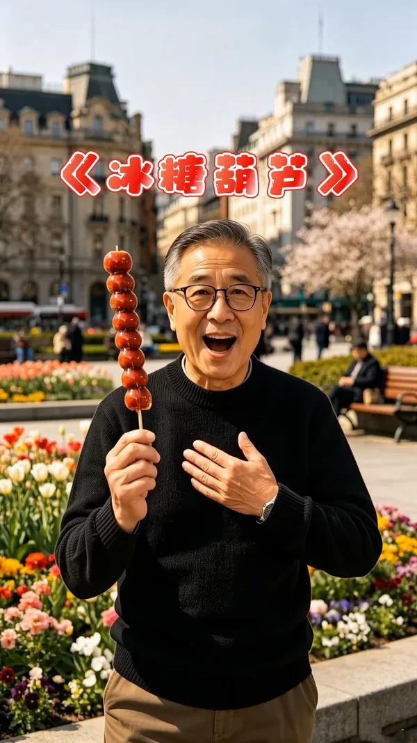 🔥对口型|《冰糖葫芦》Wan2.7 - 主图（AI艺术作品）