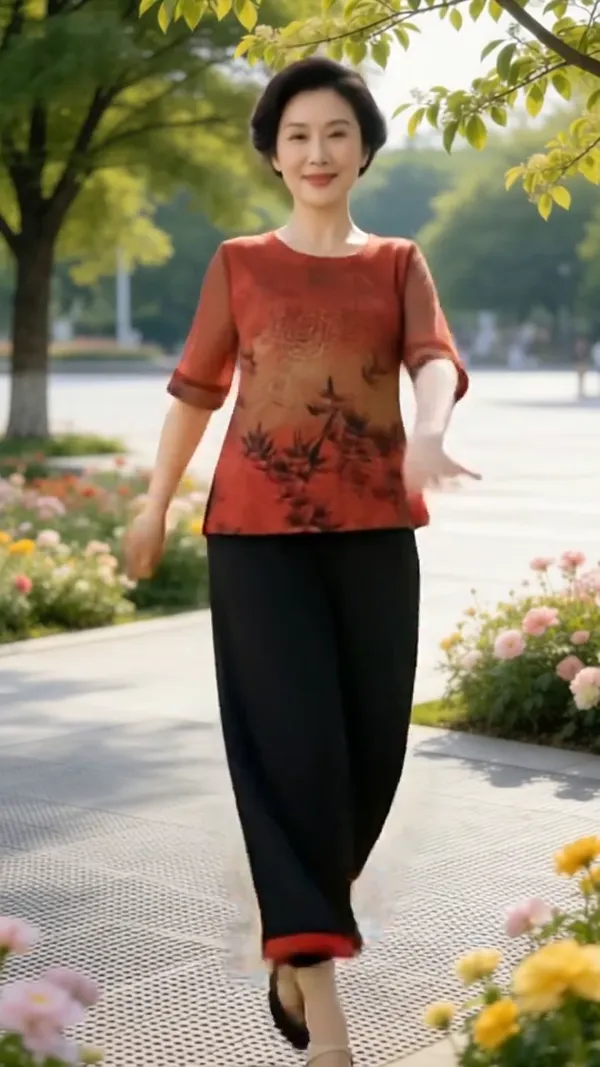 老歌广场舞💃《一起走》 - 主图（AI艺术作品）