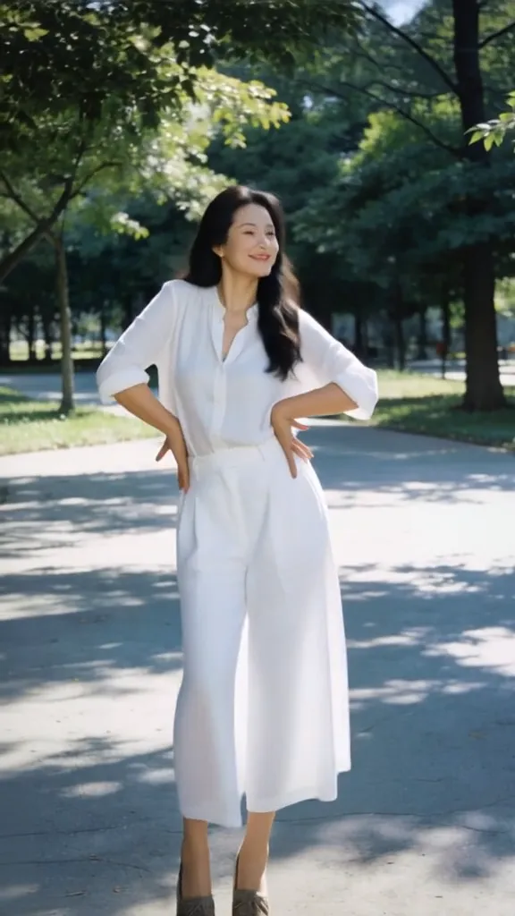 动作模仿 桃花一朵朵舞蹈 - 主图(AI艺术作品)