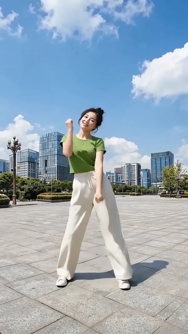 🔥热门舞蹈丨动感摇 - 主图（AI艺术作品）