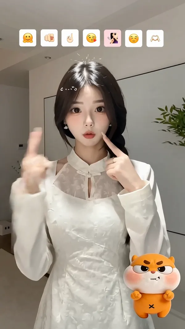 联动玩玩崽｜高甜合拍手势舞 - 主图（AI艺术作品）