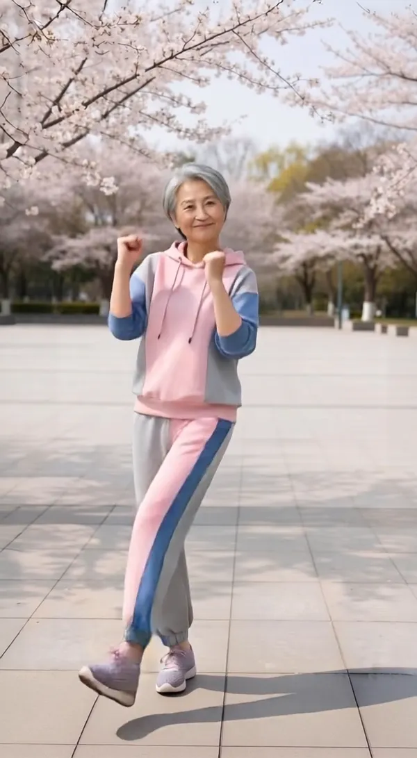 广场舞丨《花儿哪有阿妹俏》 - 主图（AI艺术作品）