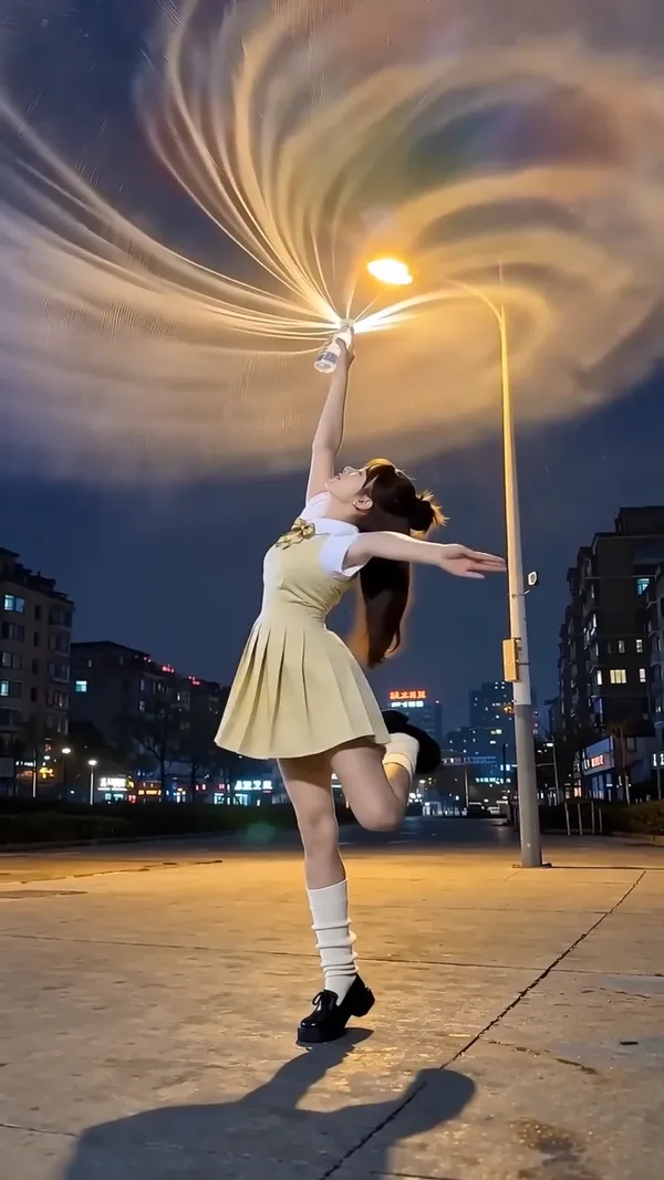 AI氛围感水花秀🔥替换图片get同款 - C作品