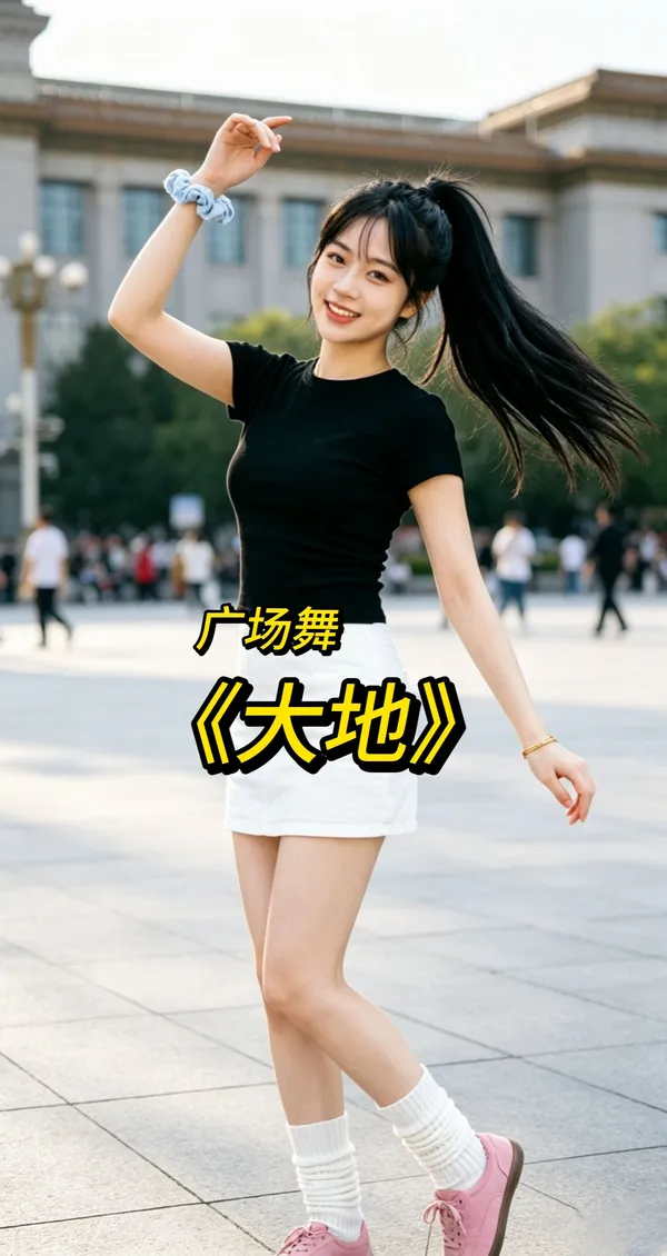 热门广场舞《大地》 - 主图（AI艺术作品）