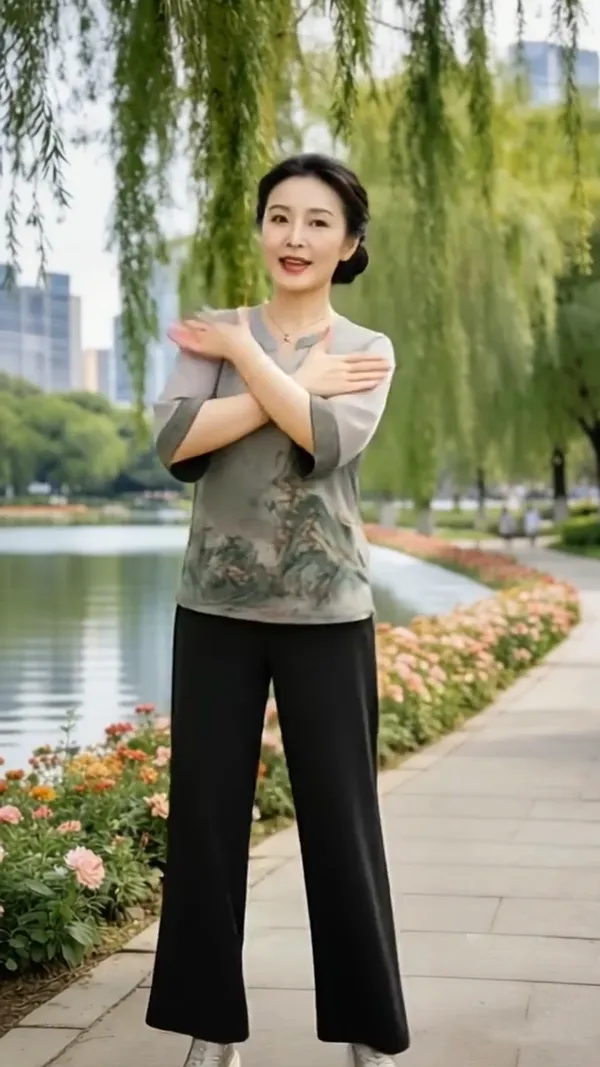 火热广场舞🔥《老登登》 - 主图（AI艺术作品）