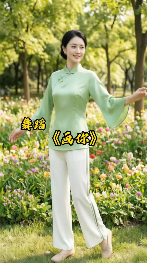 🔥🔥热门广场舞|画你，替换照片做同款 - 主图（AI艺术作品）