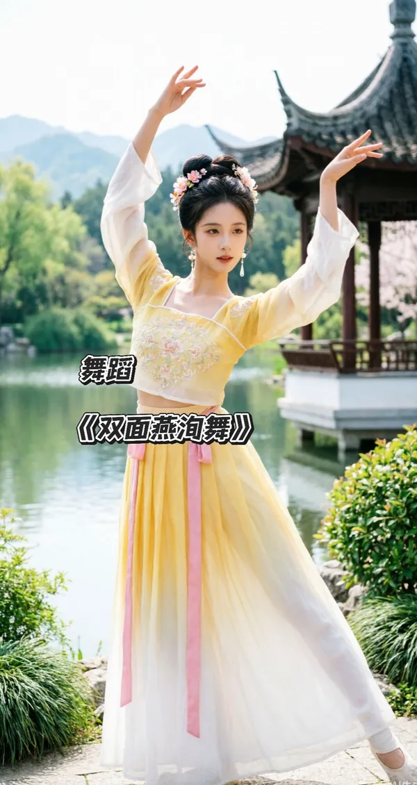 热门舞蹈《双面燕洵》 - 主图（AI艺术作品）