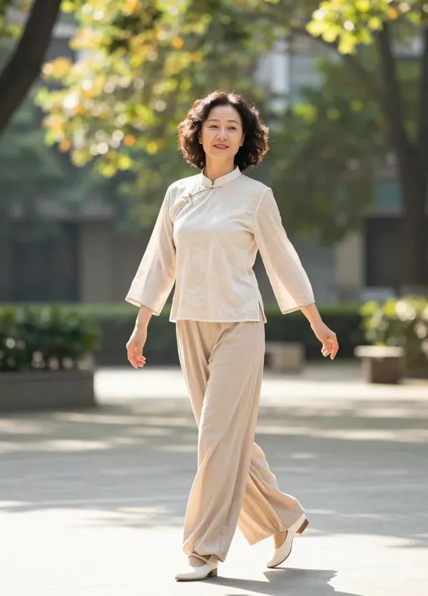 广场舞 | 三月里的小雨💃 - 主图（AI艺术作品）