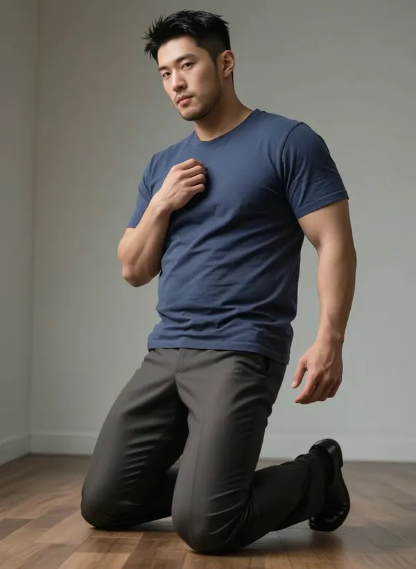 你理想男友的身材？ - 主图（AI艺术作品）