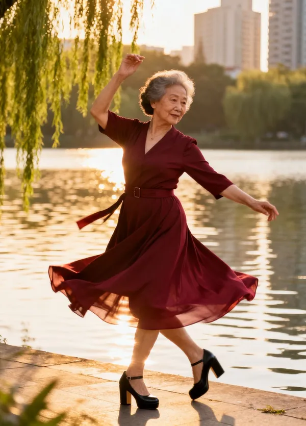 热门舞蹈 | 情花几时开💃 - 主图(AI艺术作品)