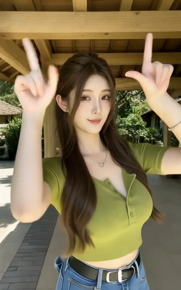 全网爆火宠坏手势舞❤甜蜜摇摆 - 主图（AI艺术作品）