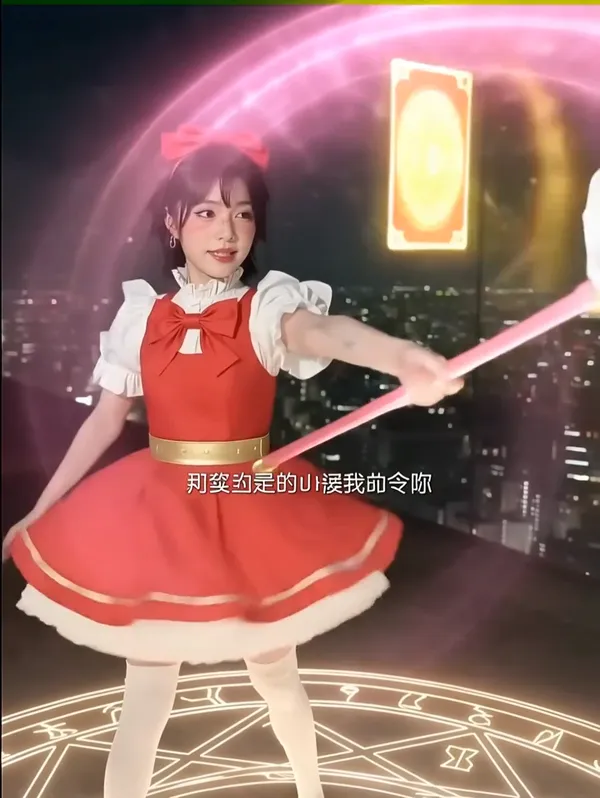 特效丨魔法小樱变身（传照片做同款） - 主图（AI艺术作品）