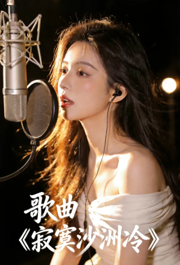 对口型 | 歌曲《寂寞沙洲冷》 - 主图（AI艺术作品）