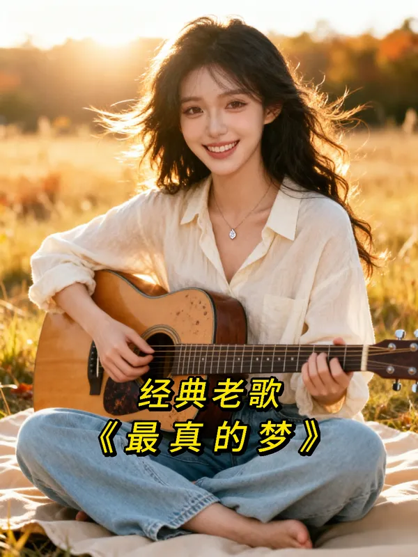 对口型|经典老歌《最真的梦》 - 主图（AI艺术作品）