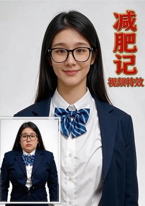 视频特效●选择形象同款减肥日记 - 主图（AI艺术作品）