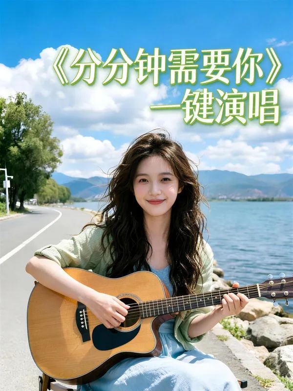 对口型🌻《分分钟需要你》照片唱歌 - 主图(AI艺术作品)