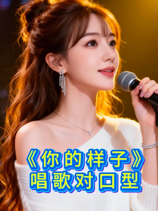 对口型｜《你的样子》翻唱 - 主图（AI艺术作品）