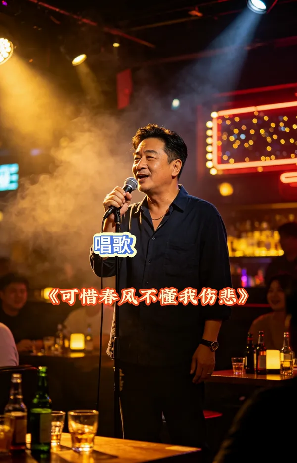 🔥对口型《可惜春风不懂我伤悲》 - 主图（AI艺术作品）