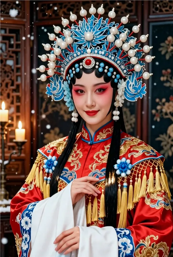 对口型/京剧贵妃醉酒 - 主图（AI艺术作品）