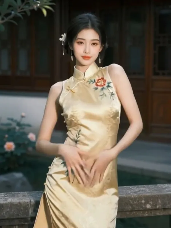 🔥柔美古风舞蹈～像一阵细雨撒进我心底｜上传照片跳同款 - 主图（AI艺术作品）