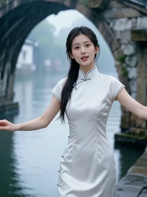 ✨谁懂啊！黄梅戏对口型🎤温柔又有戏 - 主图（AI艺术作品）