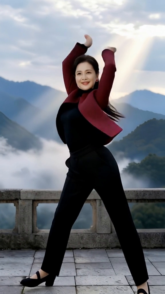 广场舞|追梦人,不追仙追梦,不追风追己 - 作品图1