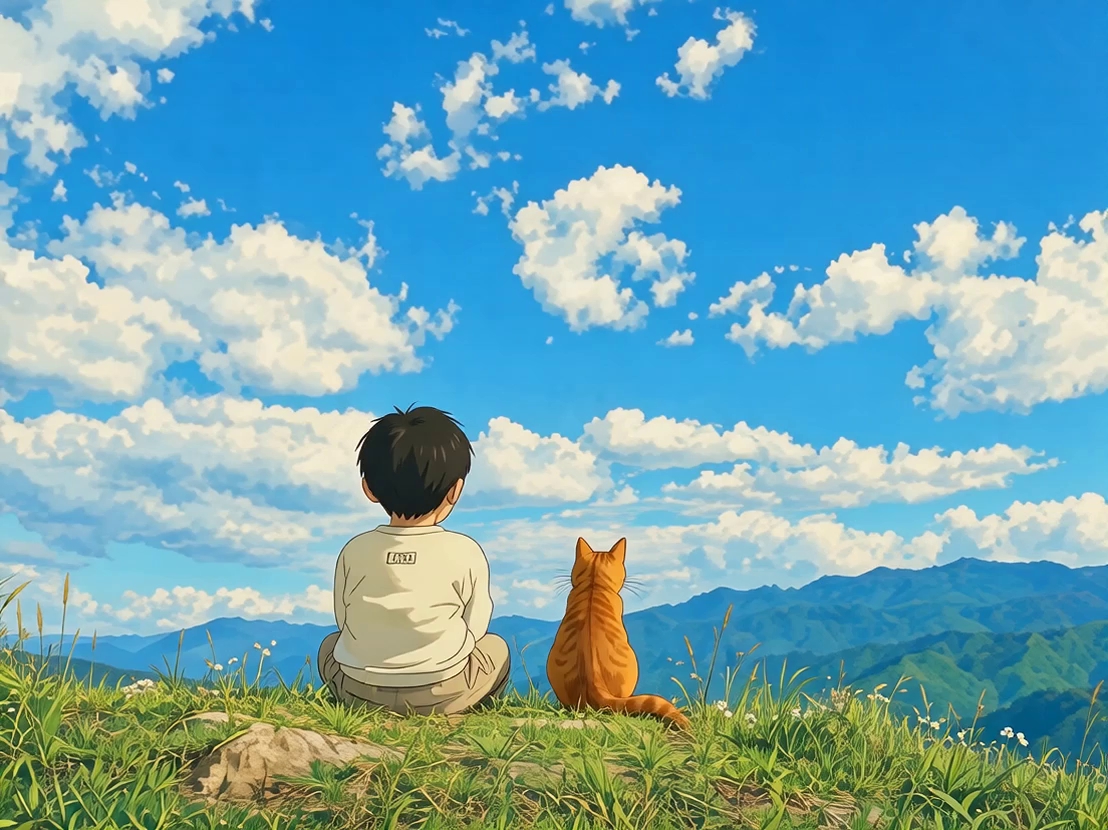 一键get宫崎骏画风丨替换照片即可生成 - 作品图1