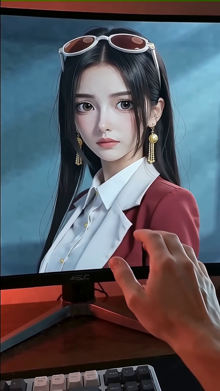 爆款特效丨冲破电脑屏幕 - 作品图1