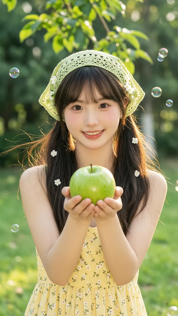 AI 夏日森系氛围感写真 | 初夏森系生命力写真一键同款 - 主图（AI艺术作品）