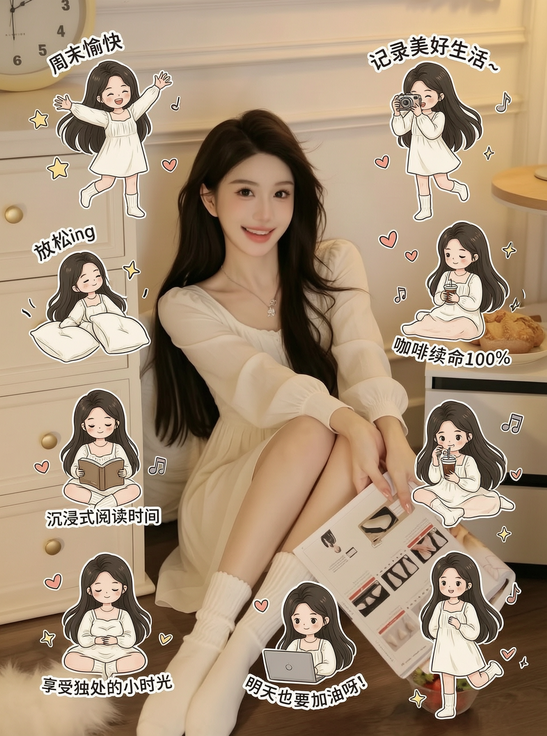 AI 专属Q版人物分身 | 导入照片即可生成同款 - 作品图1