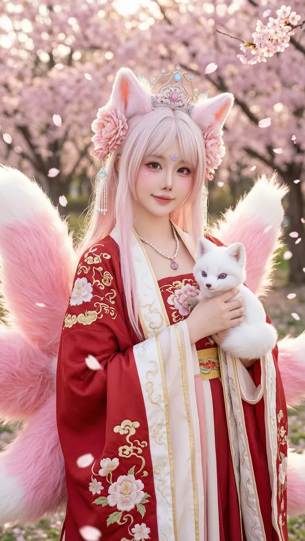AI 绝美狐仙妆造 | 导入照片即可生成同款 - 主图(AI艺术作品)